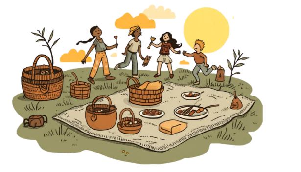 Dia da Família — picnic ao ar livre